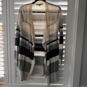 Loft XS Striped Cardigan